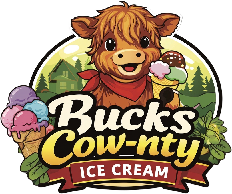 Bucks Cow-nty Ice Cream logo